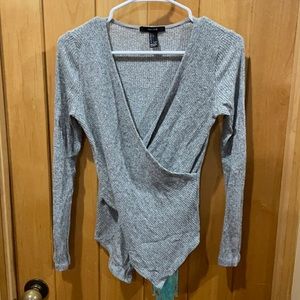 Forever 21 Faux Wrap Top